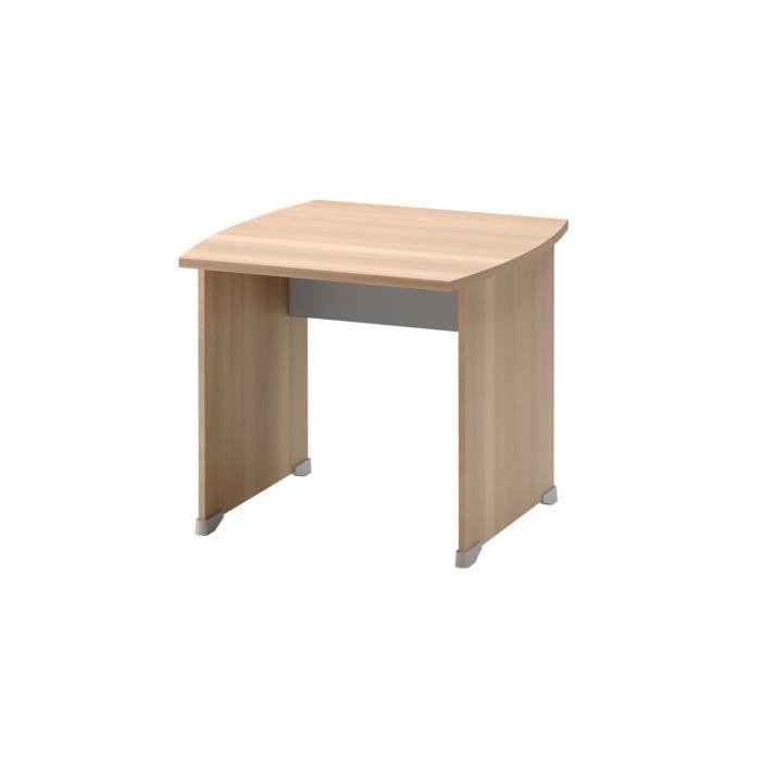 Escritorio de panel de 80 pies - Estilo industrial Ancho: 80 Alto: 74 Profundidad: 80 - Acabado en madera - Jazz + - Gami