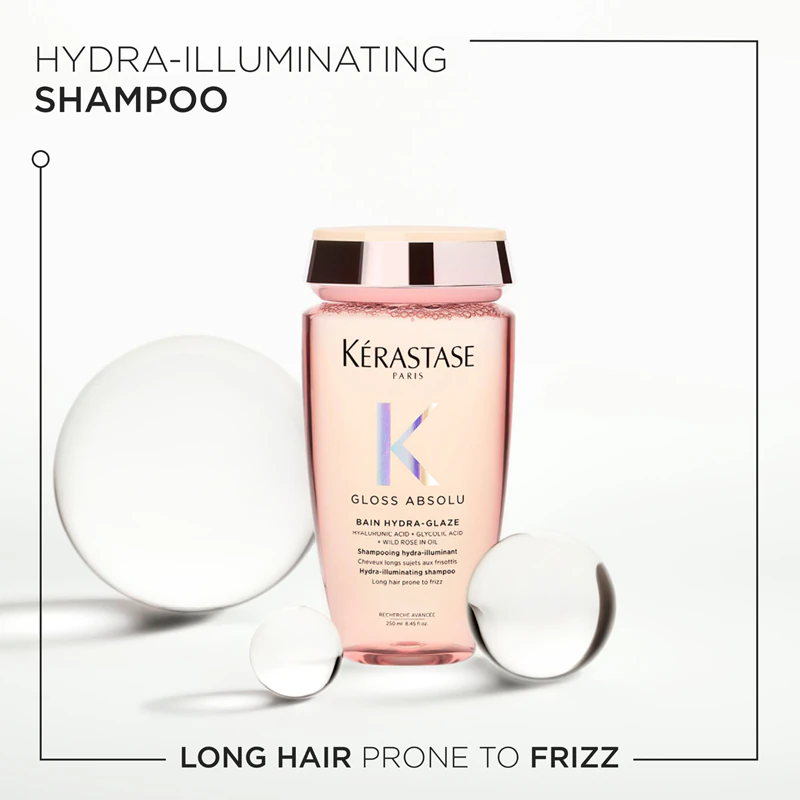 Šampón Kérastase Gloss Absolu Bain Hydra-Glaze pre lesklé a jemné vlasy