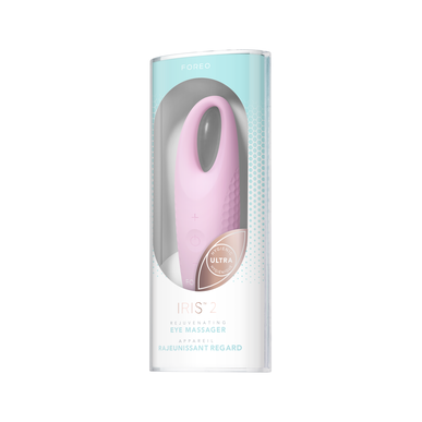 „Foreo Iris 2“ atjauninamasis akių masažuoklis „Pearl Pink“ akių masažuoklis patinimui ir tamsiems ratams mažinti 1 vnt. 1 vnt.