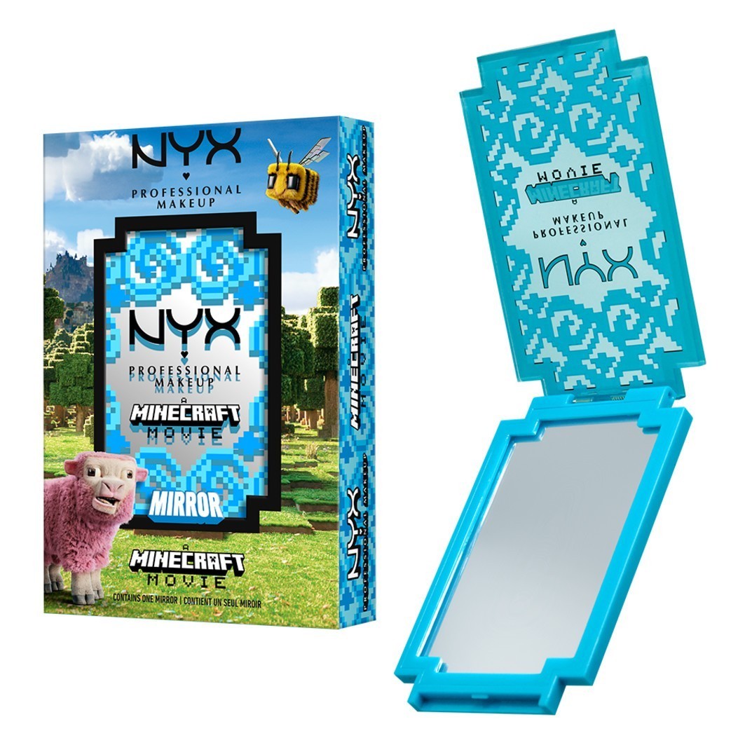 NYX Professional Makeup Vanity Mirror Minecraft Collection A Minecraft Movie Pixel Mirror accessory - 1 комад