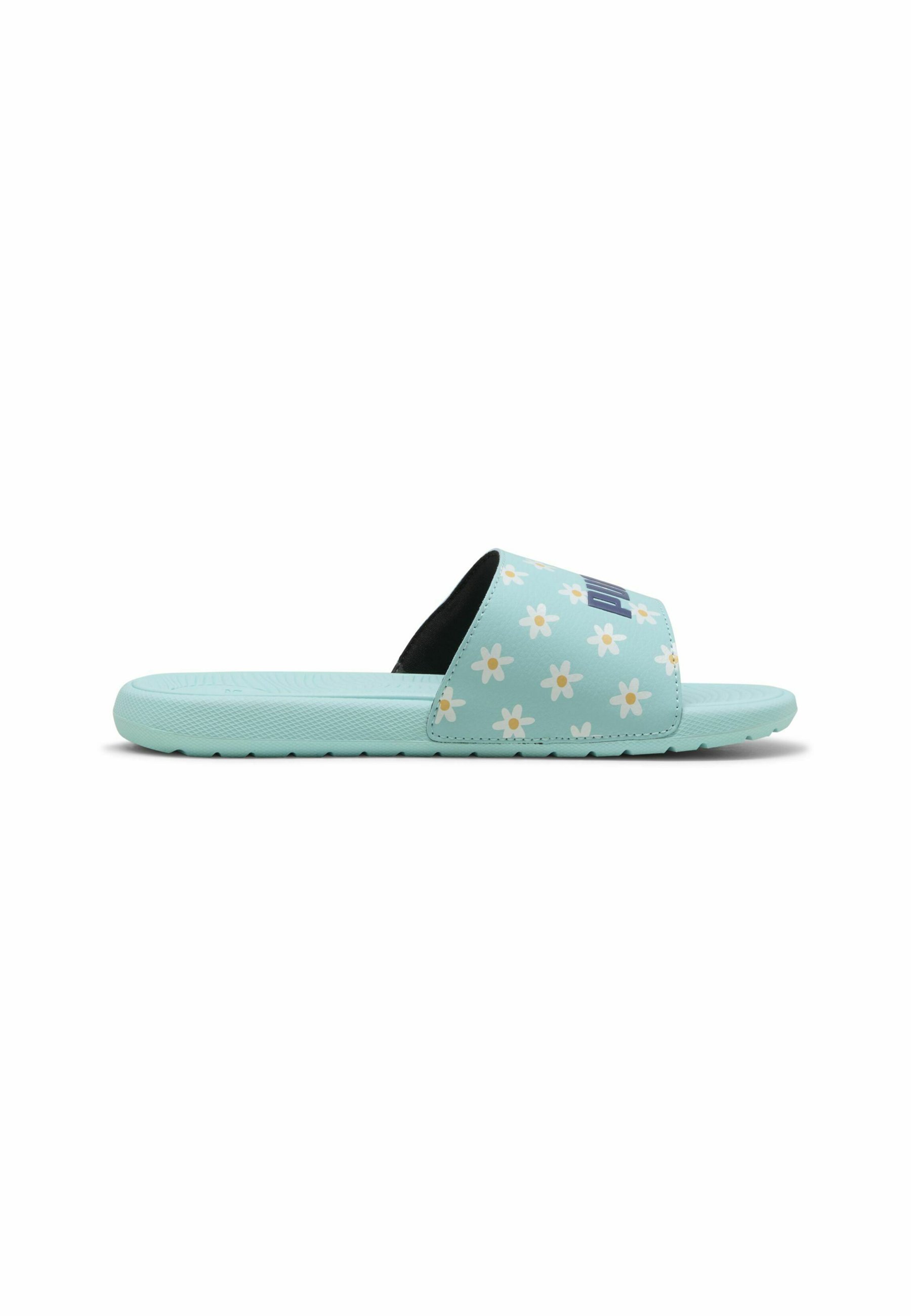 Puma COOL CAT 2.0 DAISIES - Mules - bleu lac, blanc cristal, presque abricot