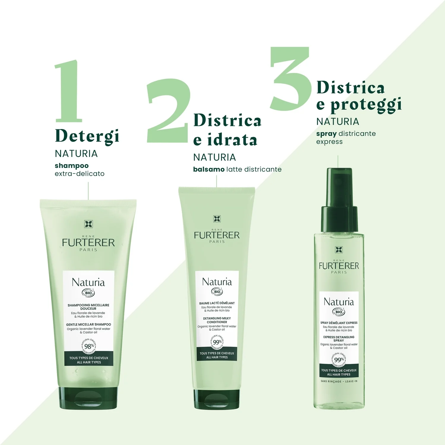 Naturia Baume Lacté Démêlante - Balsamo Idratante Capelli