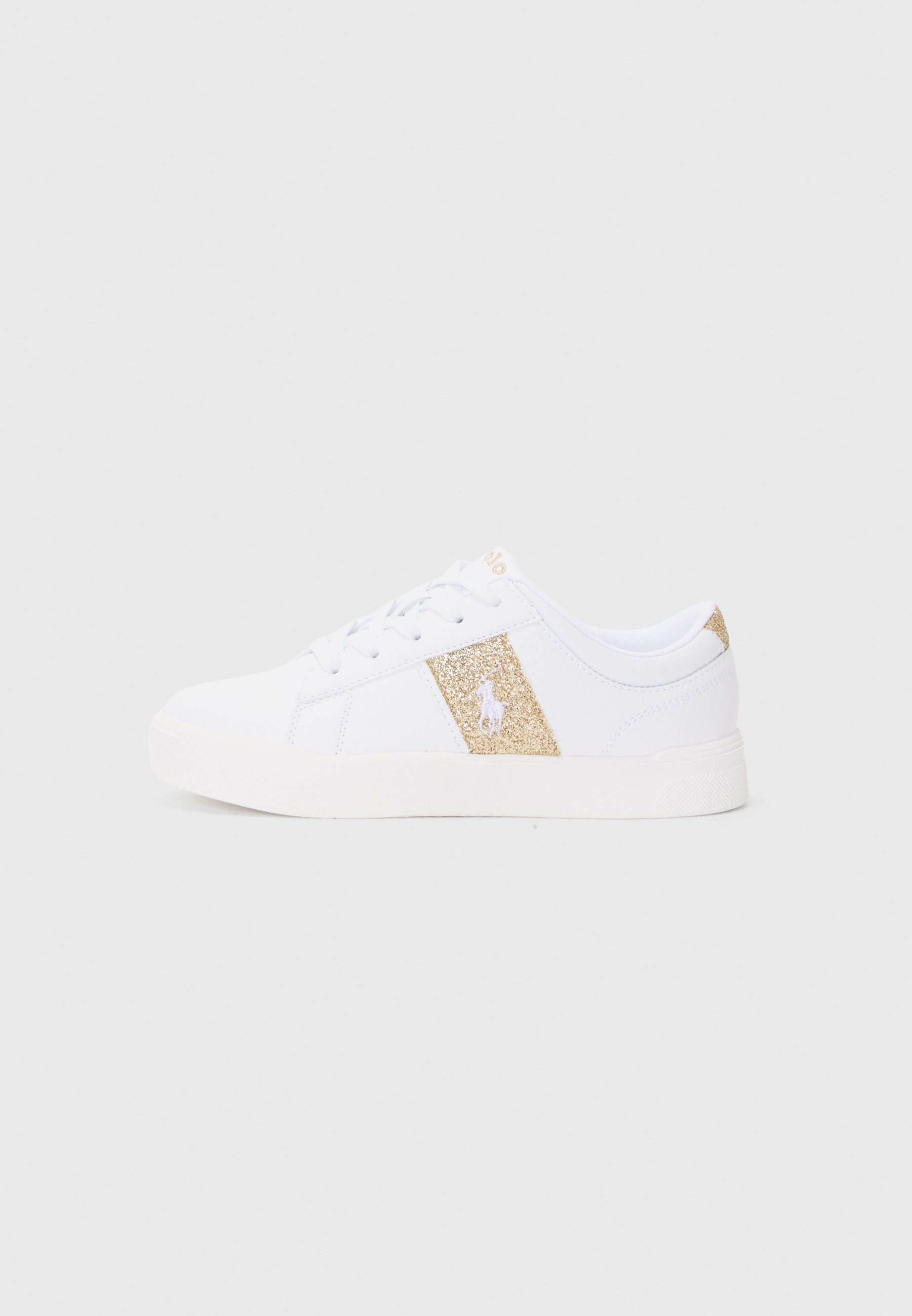Tênis Polo Ralph Lauren FRAZIER UNISSEX - branco/dourado