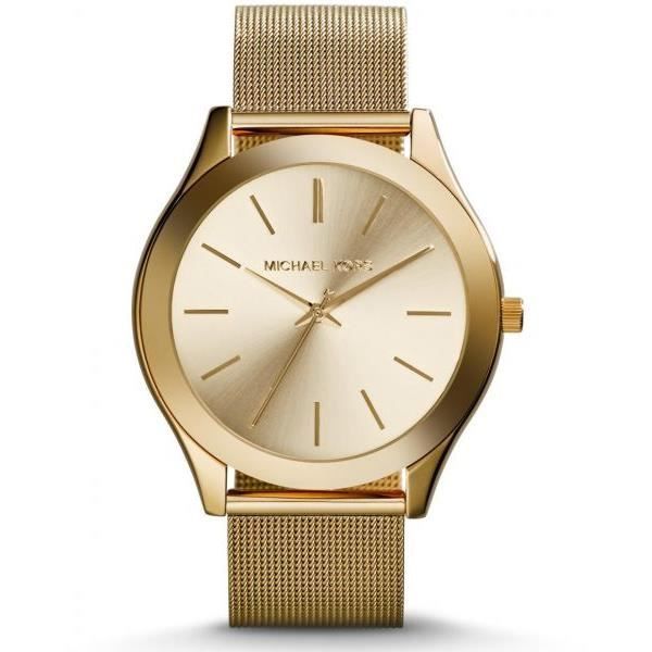 Women's watch - MICHAEL KORS Runway MK3282 - Steel bracelet - Gold - Quartz - Analog