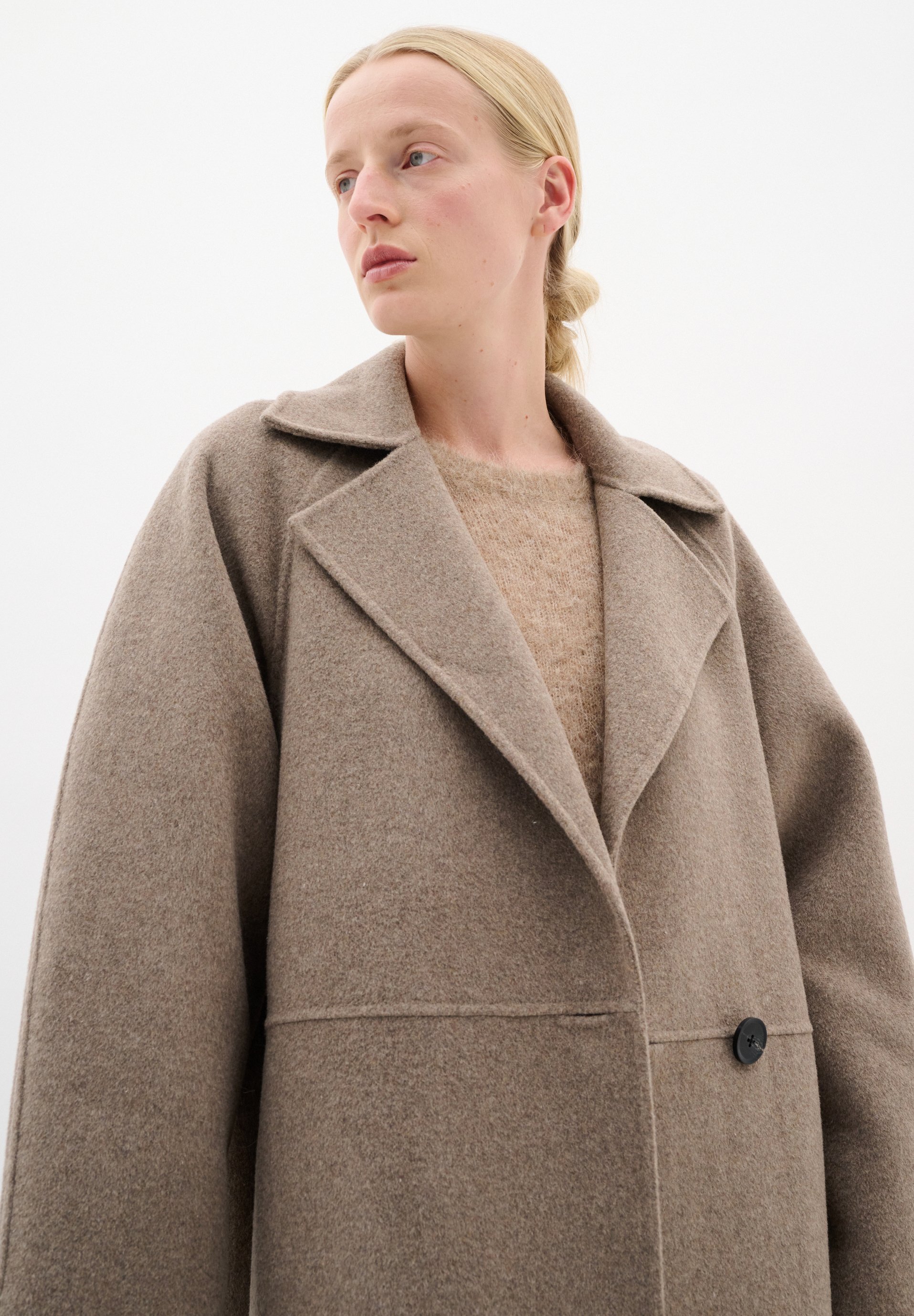 InWear Classic jas - zandgrijs gemêleerd
