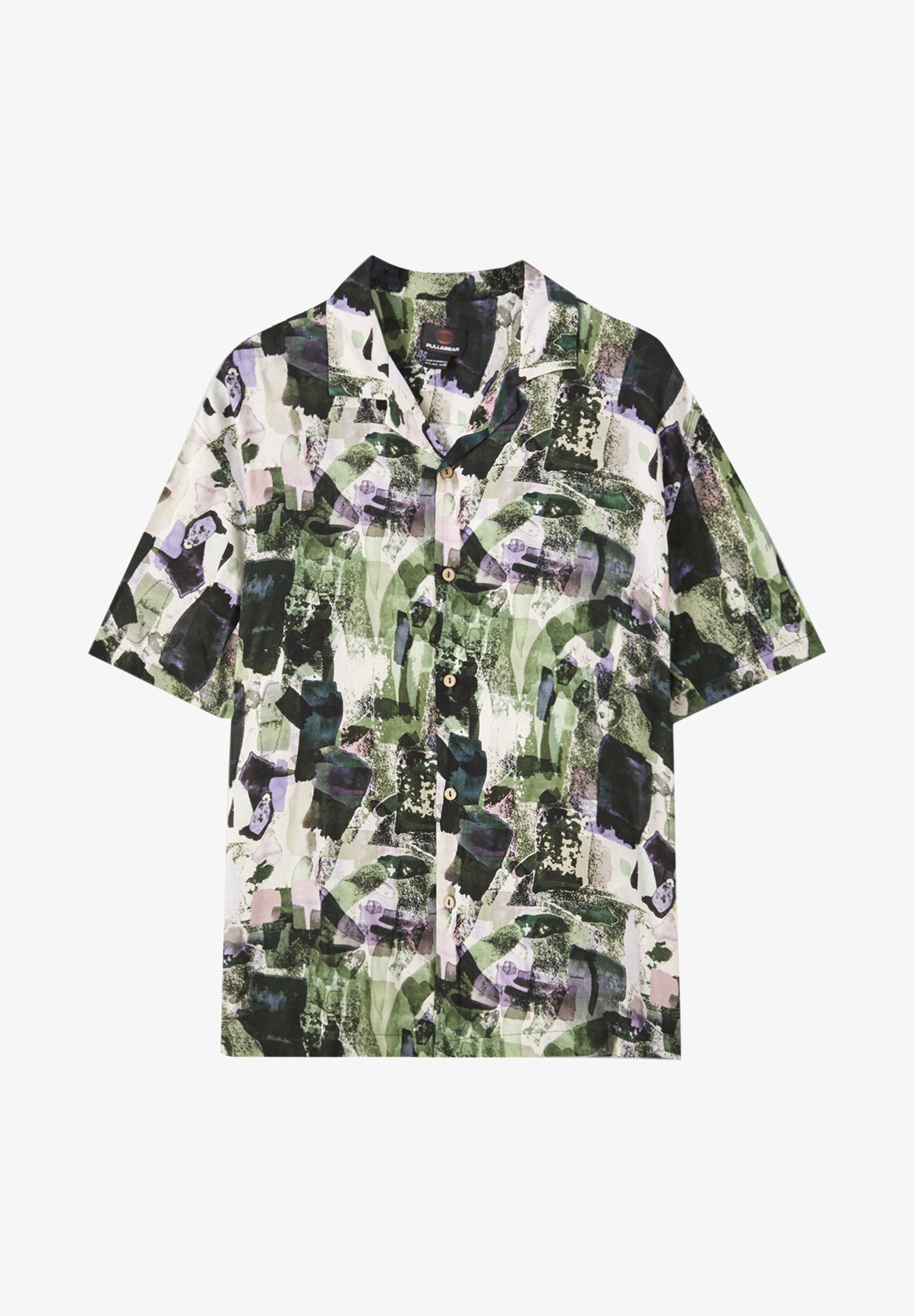 PULL&BEAR shirt - gemêleerd zwart