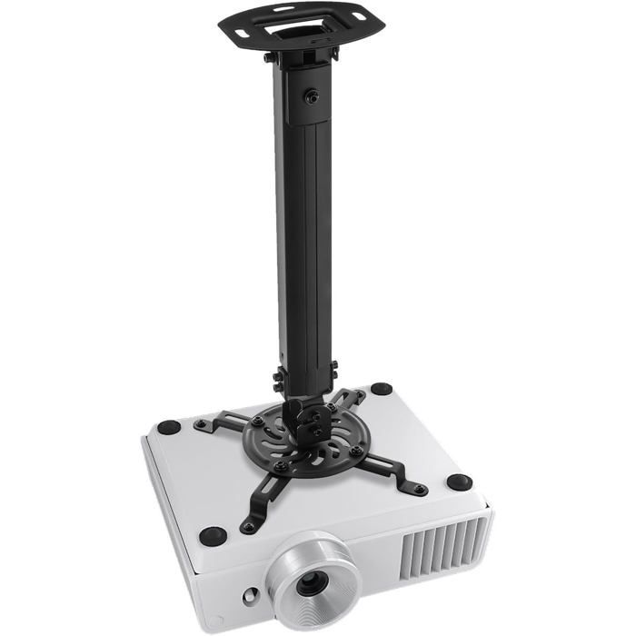 Supporto a soffitto per proiettore - ZGEER - Inclinazione +/- 15° - Rotazione 360° - Portata massima 13,5 kg