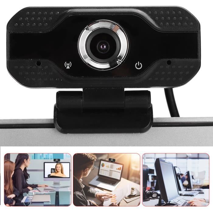 WEBCAM - Telecamera per computer desktop 1080P, webcam USB per lezioni online con microfono - SHC