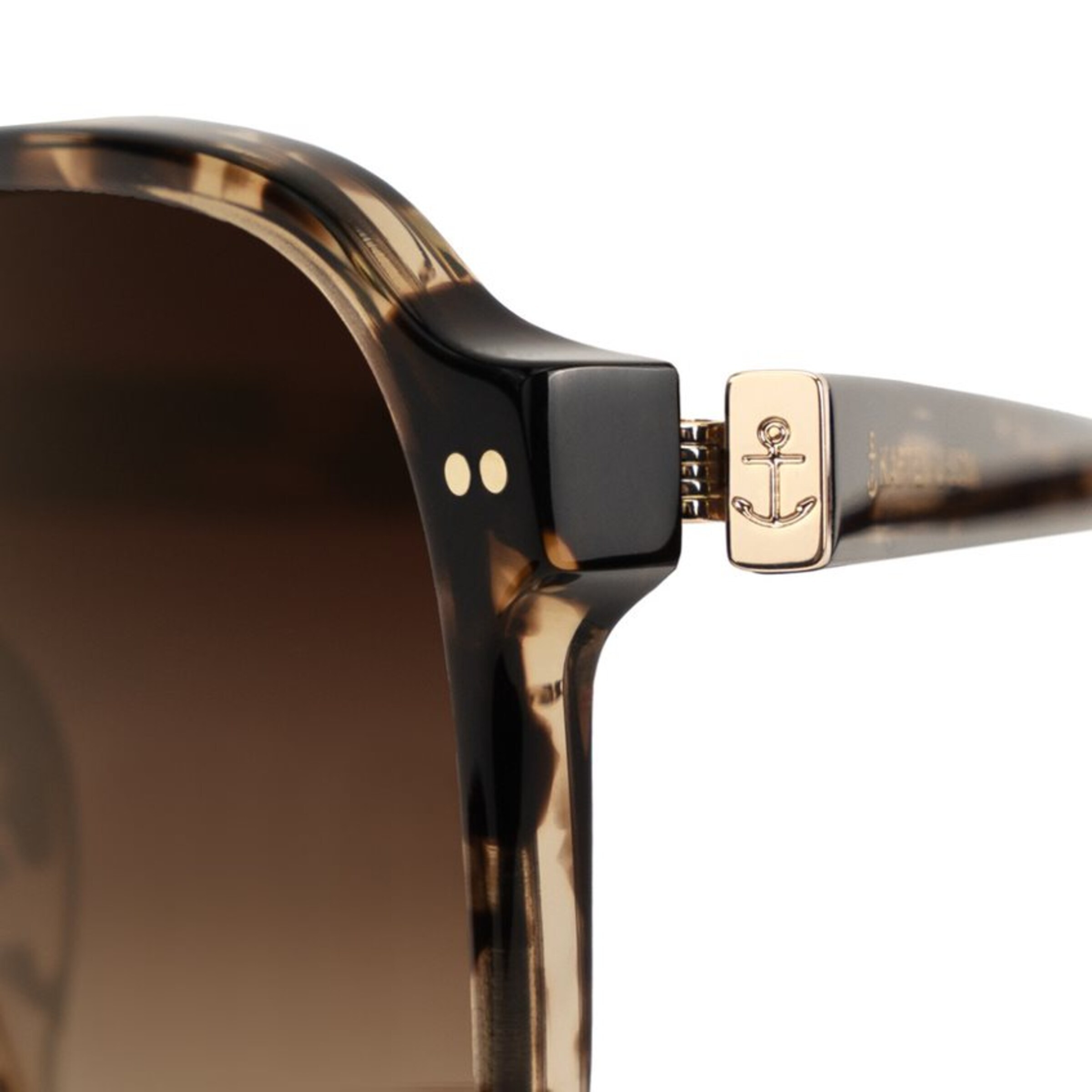 Zurich Oversize Crystal Tortue Brown