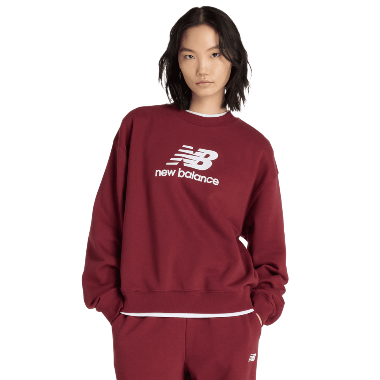 New Balance Sport Essentials French Terry-trøje med logo