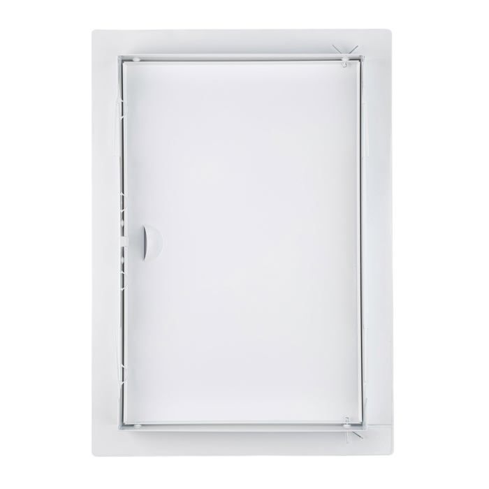 Escotilla de inspección de 30x60 cm - Metálica, montaje horizontal y vertical - Blanca, botón a presión, ADGO