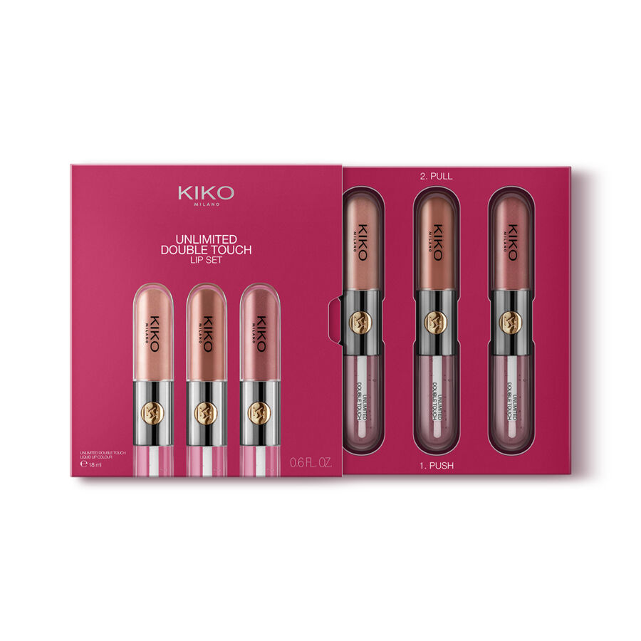 Conjunto de lábios Kiko Milano Unlimited Double Touch