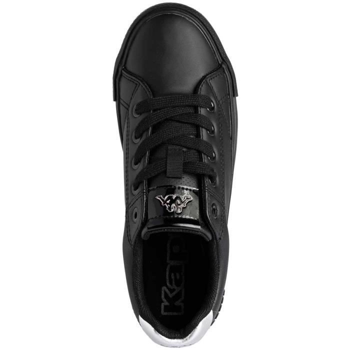 Zapatos infantiles - KAPPA - Tudy Lace - Negro - Cordones - Suela de cuña