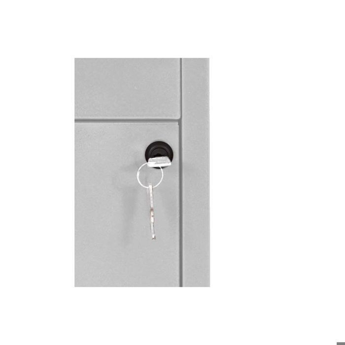Caisson de rangement en acier 2 tiroirs blanc mat
