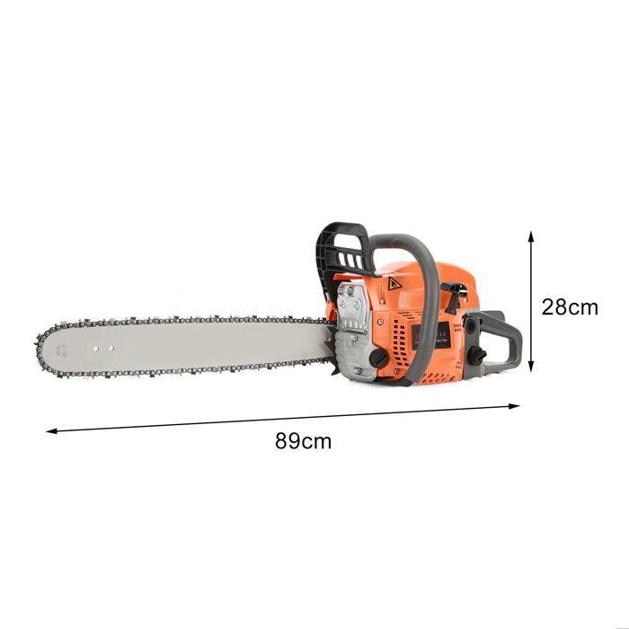 Multifunctionele benzinekettingzaag van 58 cc - Snel zagen - Moeiteloos voor houtbewerking, tuinieren en bosbouw