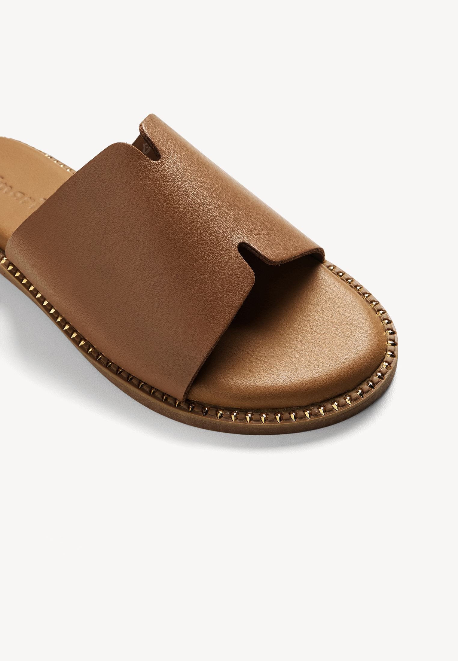 Tamaris Mules - cognac