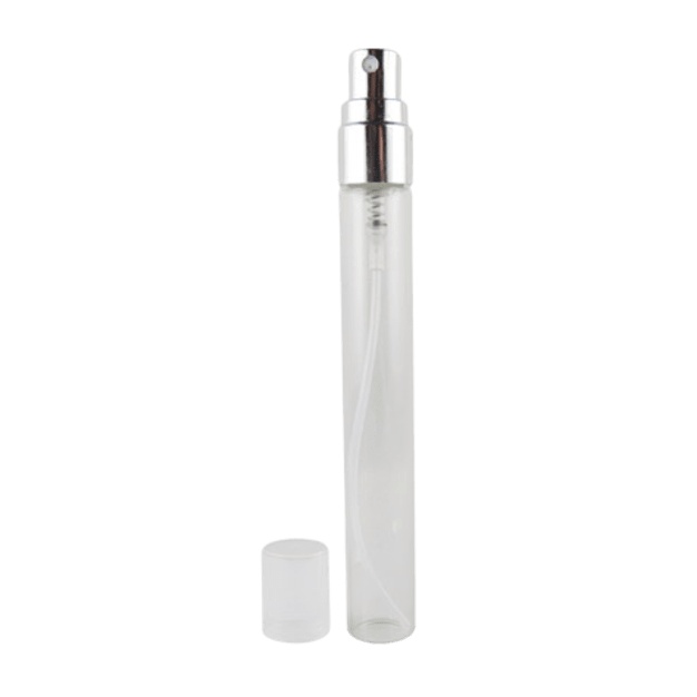 Mini zakverdamper van 10 ml in een transparant glazen reservoir
