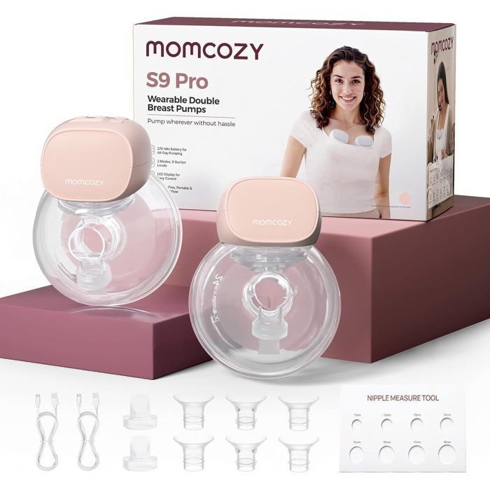 Momcozy S9 Pro Tire-lait Électrique Portable, 24mm Lot de 2