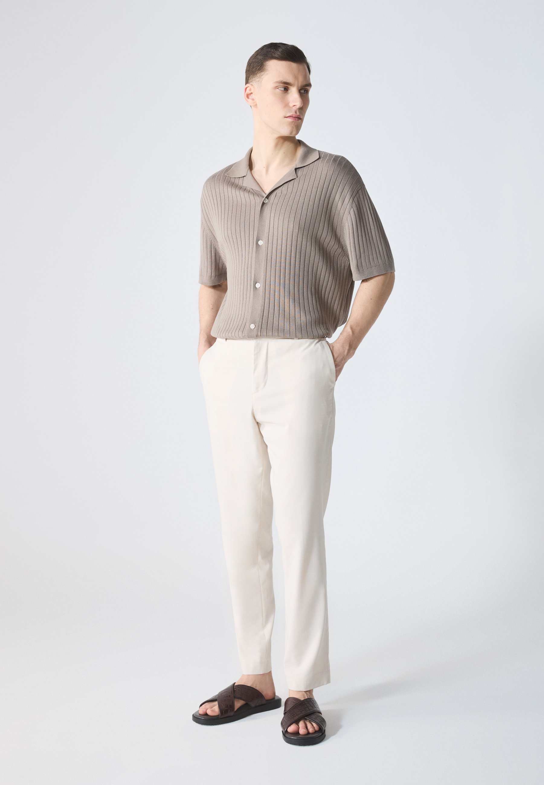 Zign LEATHER - Mules - marrone scuro
