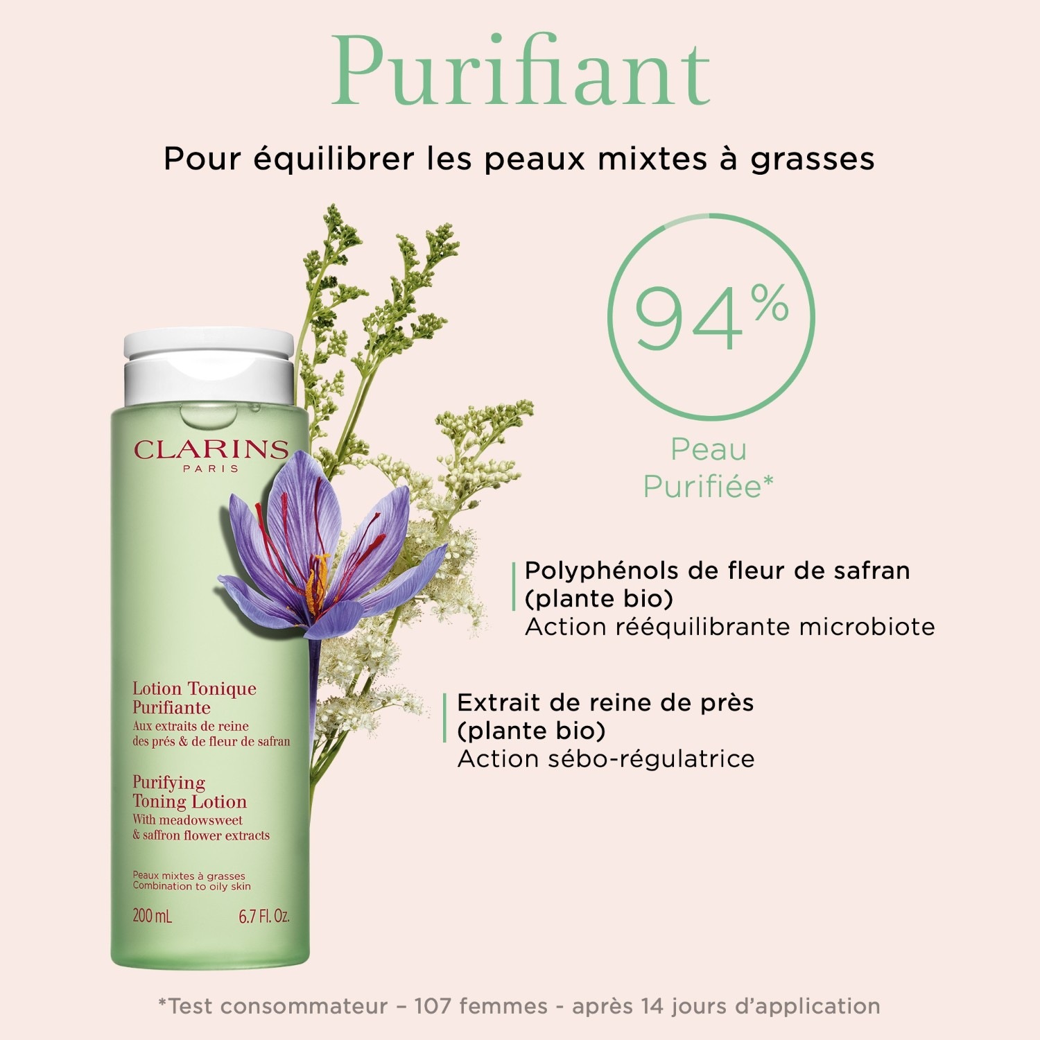 Clarins Lotion Tonique Purifiante