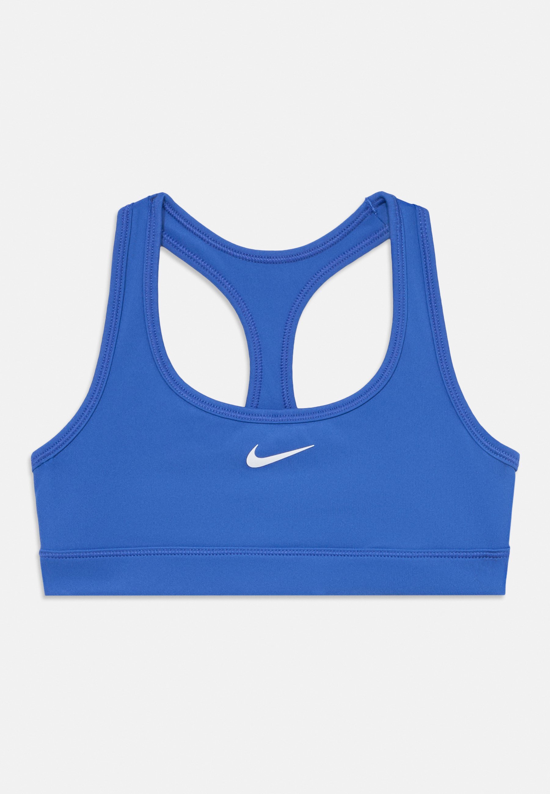 Nike Performance Dry Fit Sport-BH – Kometenblau/Weiß