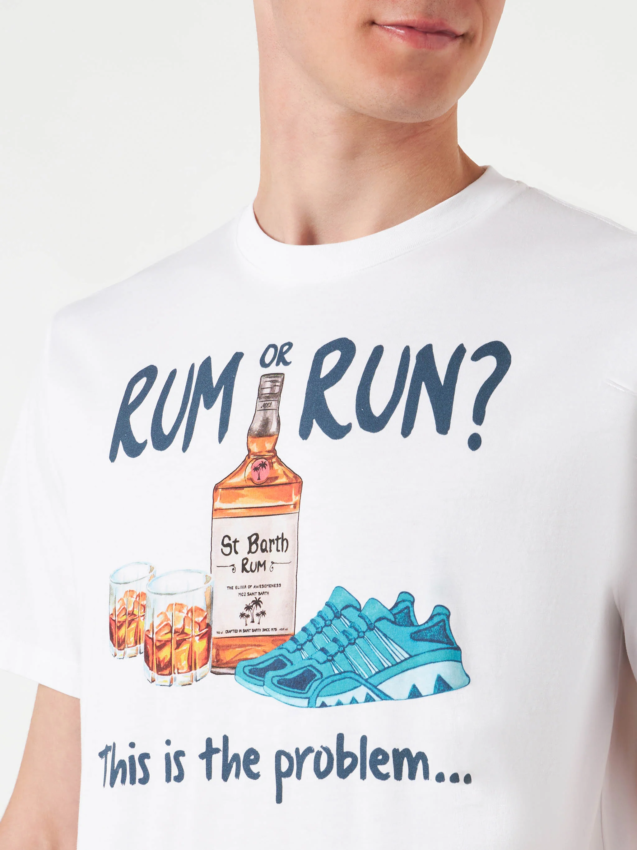 Man White T-Shirt | 
