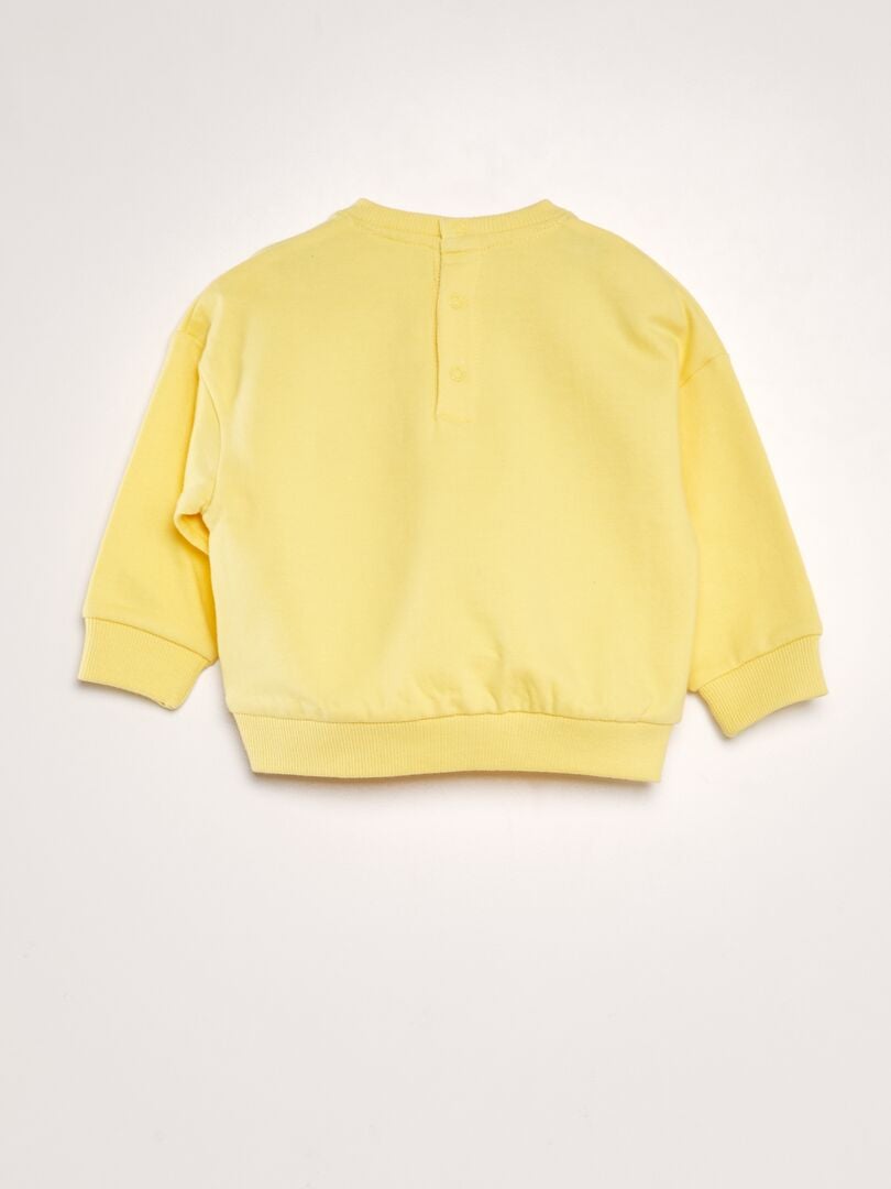 Sudadera polar 'Monsieur Madame' - Unisex - Amarilla