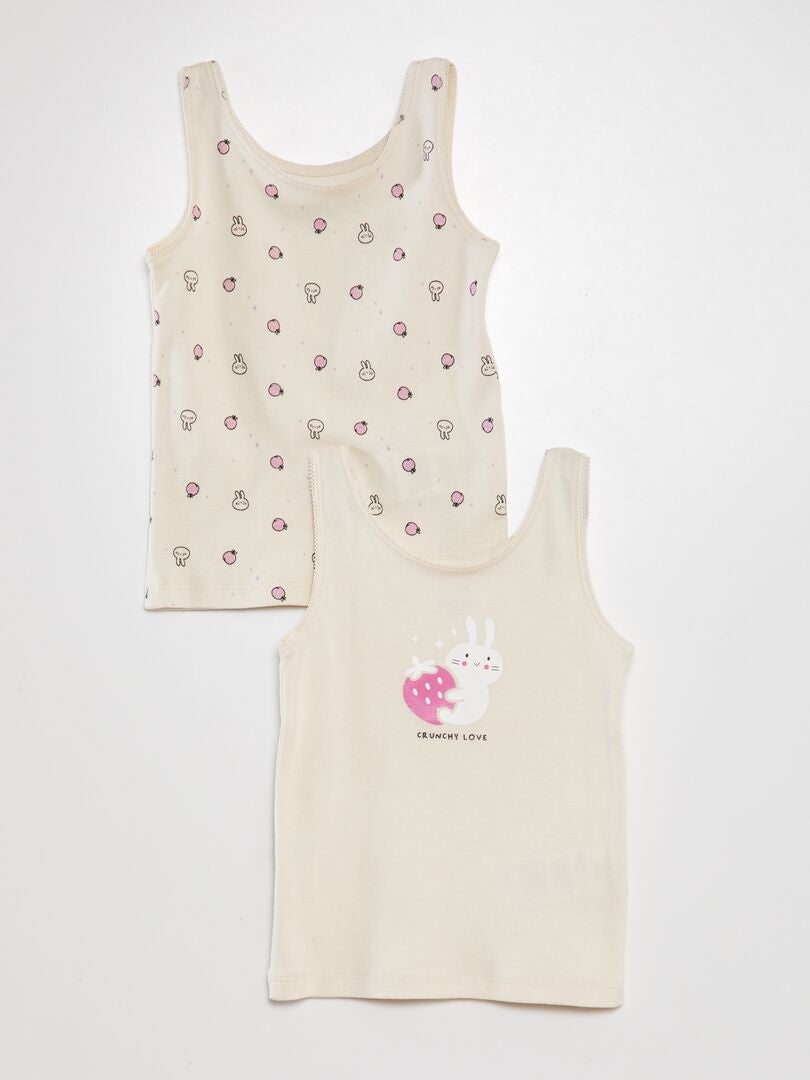 Conjunto de 2 bodys - BLANCO