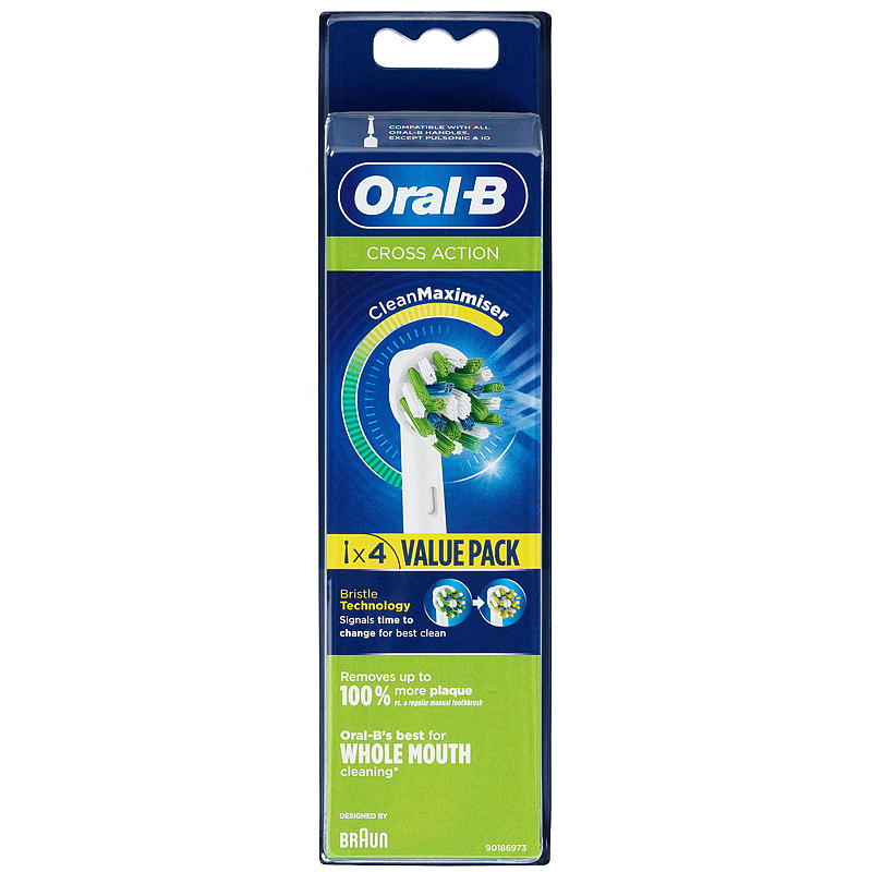 Oral-B Oral-B -harjaspäät, 4 kpl, ristikkäisliikkeiset