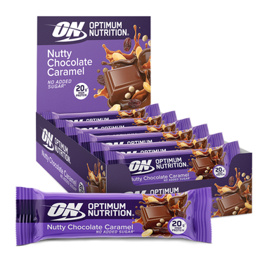 Optimum Nutrition Nötig Choklad Karamell Proteinbar 70 g 70 g