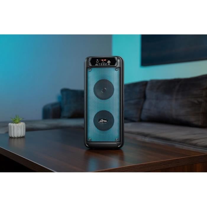 Enceinte sans fil - Media-Tech - Flamebox UP - Bluetooth 5.0 - 600W - RGB lumineux