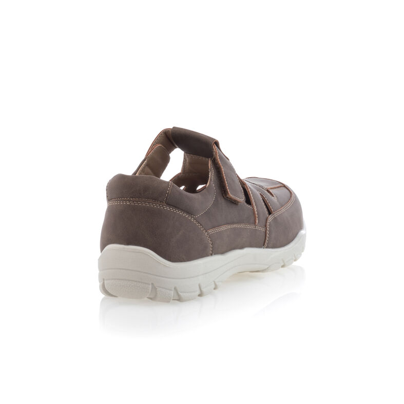  Brune sandaler / sko med åpen tå for menn