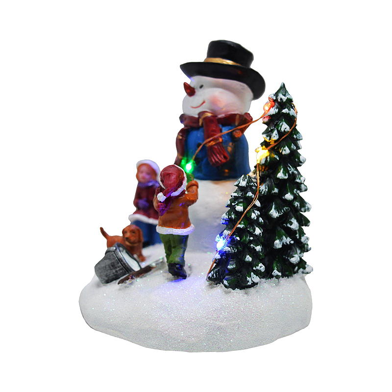 Figura del villaggio di Natale Light IT con luce