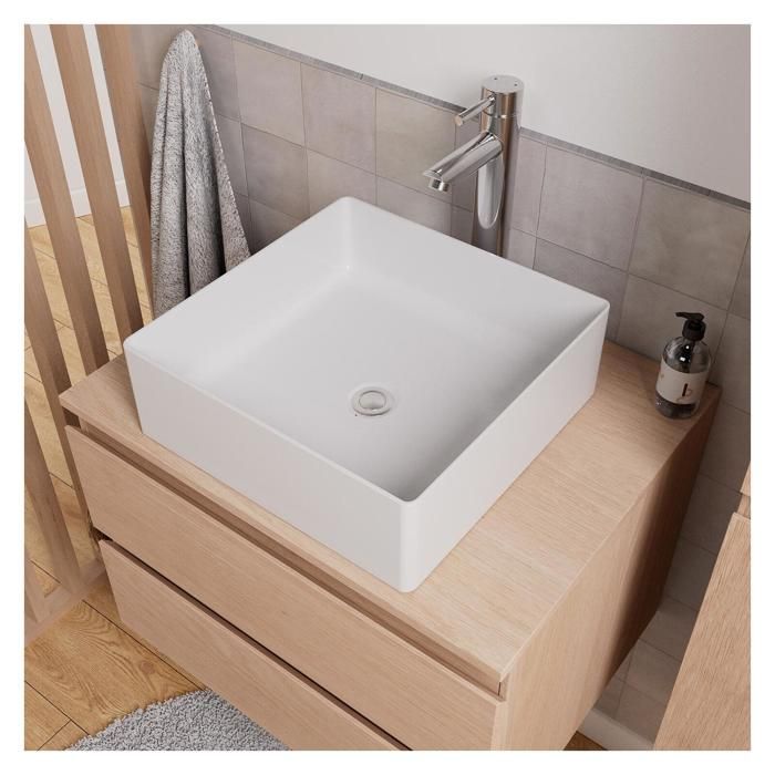 SORRENTO 60cm single vanity unit set + basin + tap + mirror