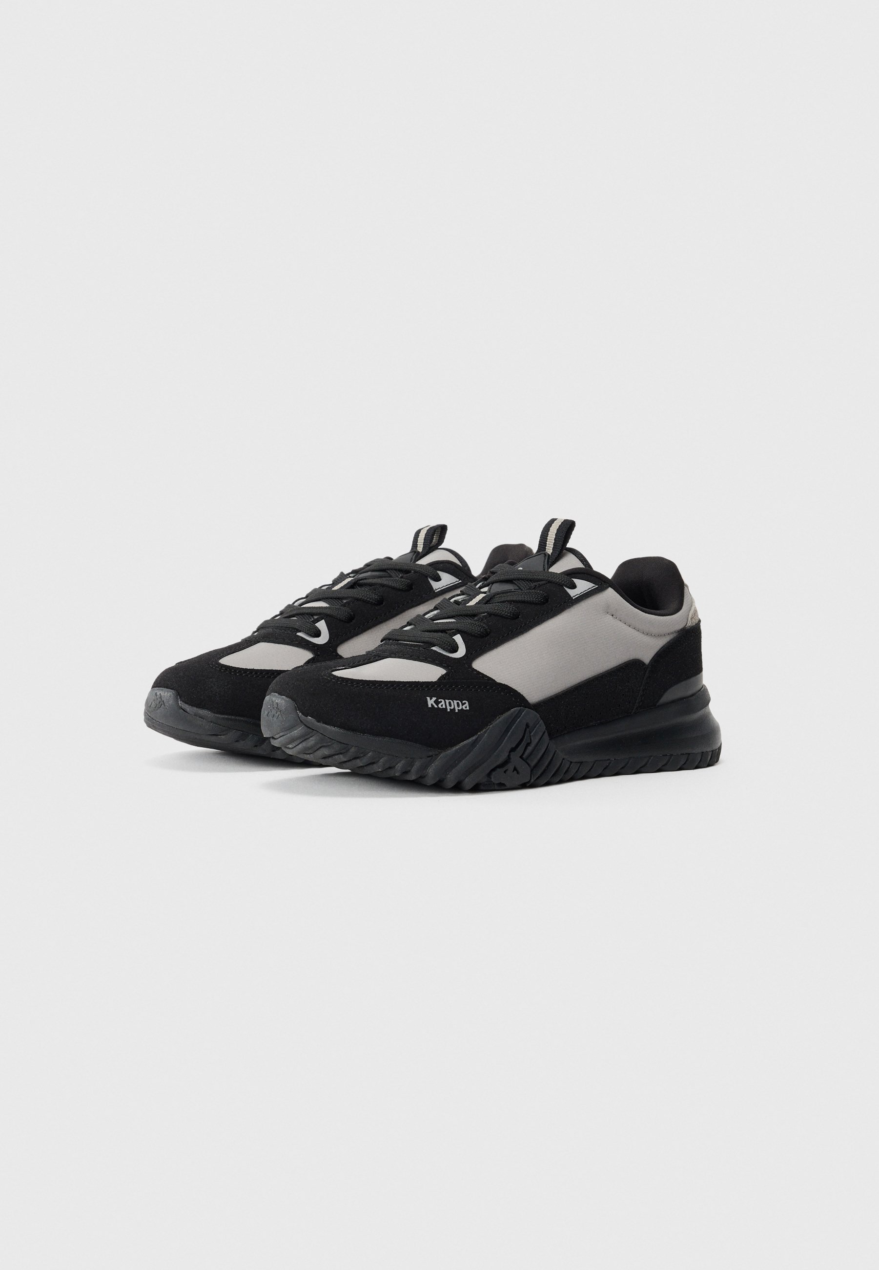 Kappa AUTHENTIC ARKLOW UNISEX - Sneakers - zwart/zilverkleurig