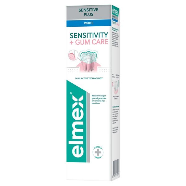 Elmex zobna pasta Sensitive Plus Gum + nežno beljenje 75 ml