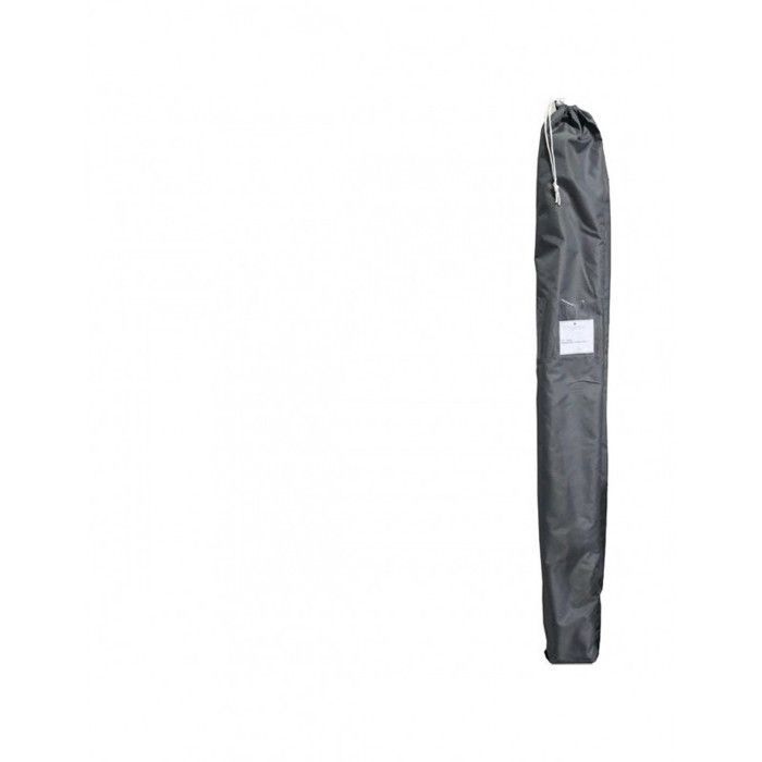 Mât de fixation pour voile d'ombrage graphite 50mm en acier traité époxy - Hespéride