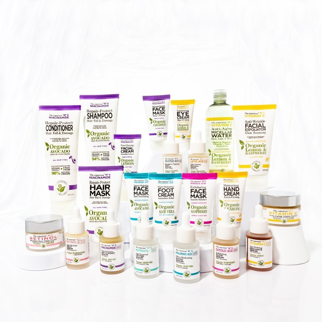 Theconscious™ plaukų kaukė su niacinamidu. Atkuriamoji ir apsauginė plaukų kaukė – 150 ml.