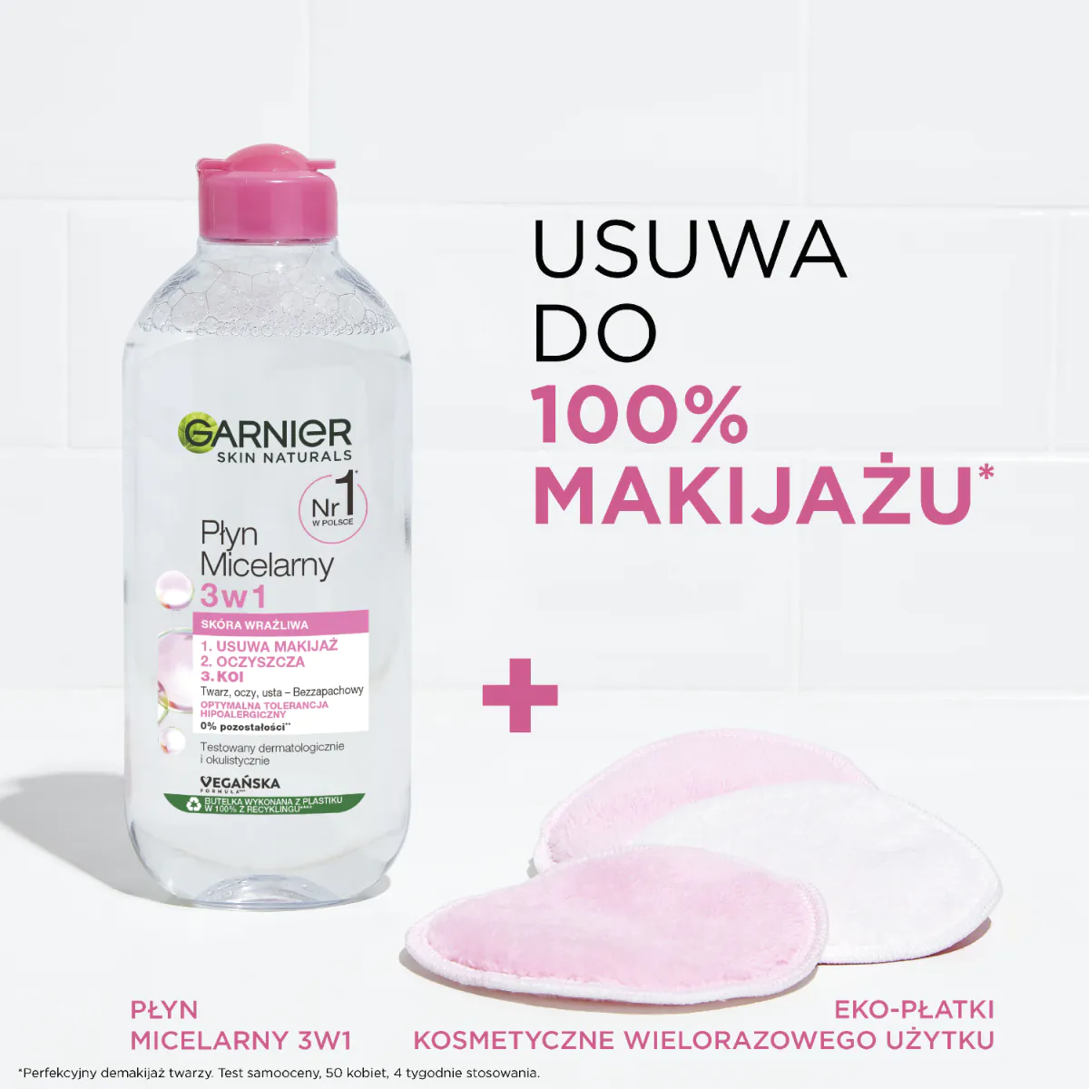 Garnier Skin Naturals Płyn micelarny do skóry wrażliwej 3w1