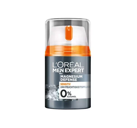 L'Oréal Paris Men Expert Magnesium Defense hipoalergiczny krem nawilżający 50 ml