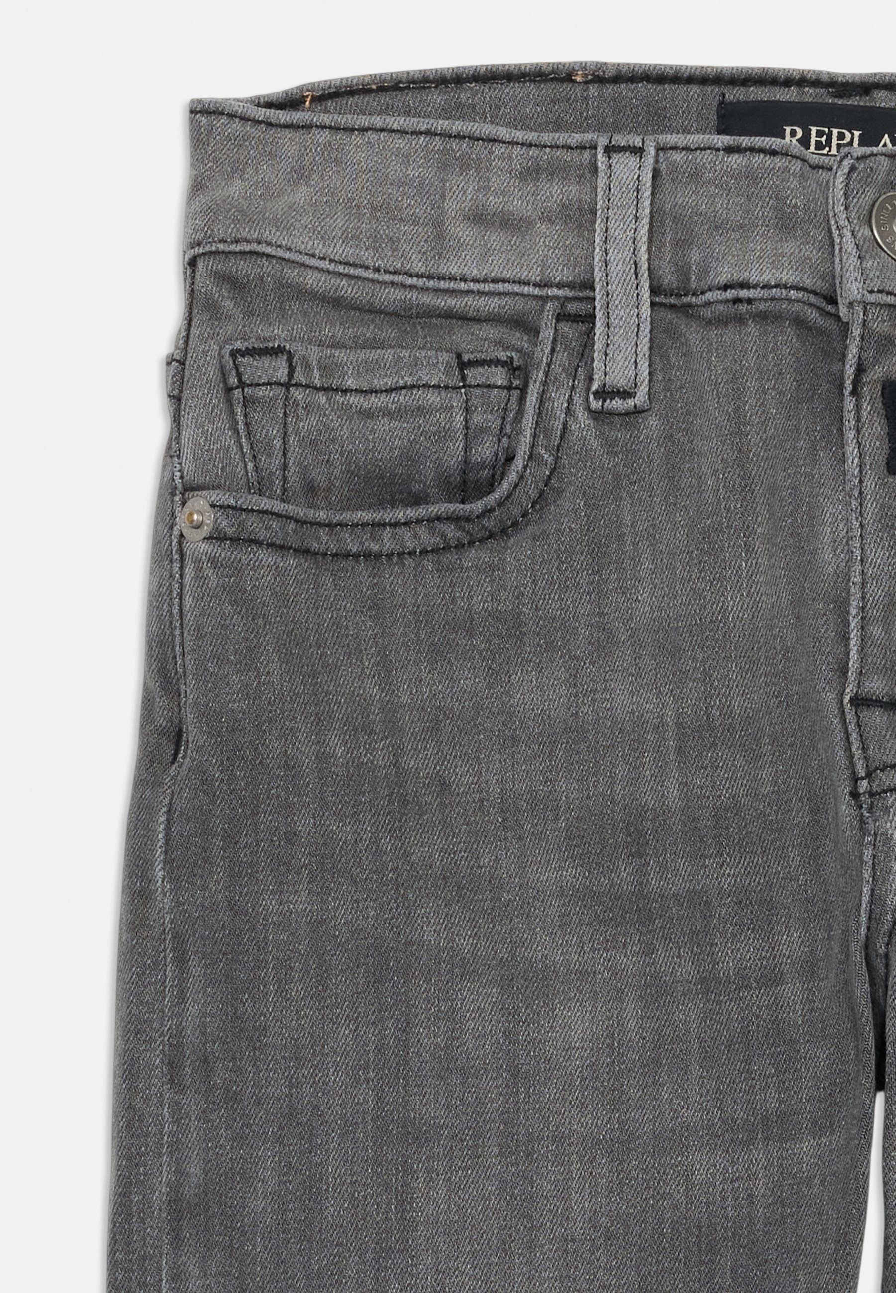 Džíny Straight Fit - black/grey