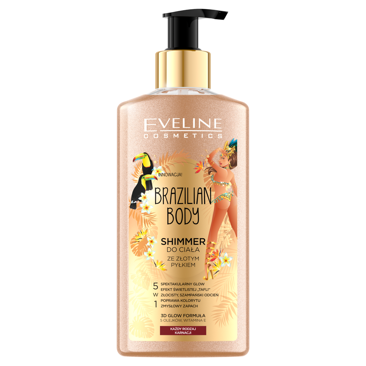 Eveline Cosmetics Brazil testápoló csillogás
