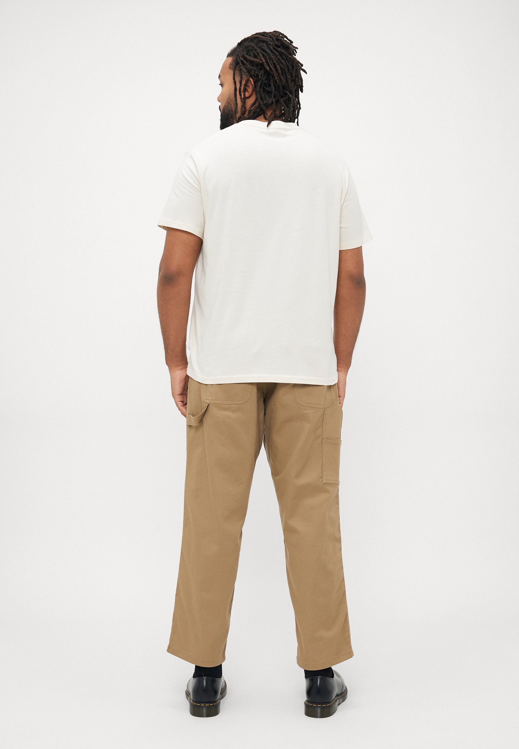 Jack & Jones JORYORK FRONT TEE 3-PACK - T-shirt met print - antiek wit/zwart/Tibetaans rood