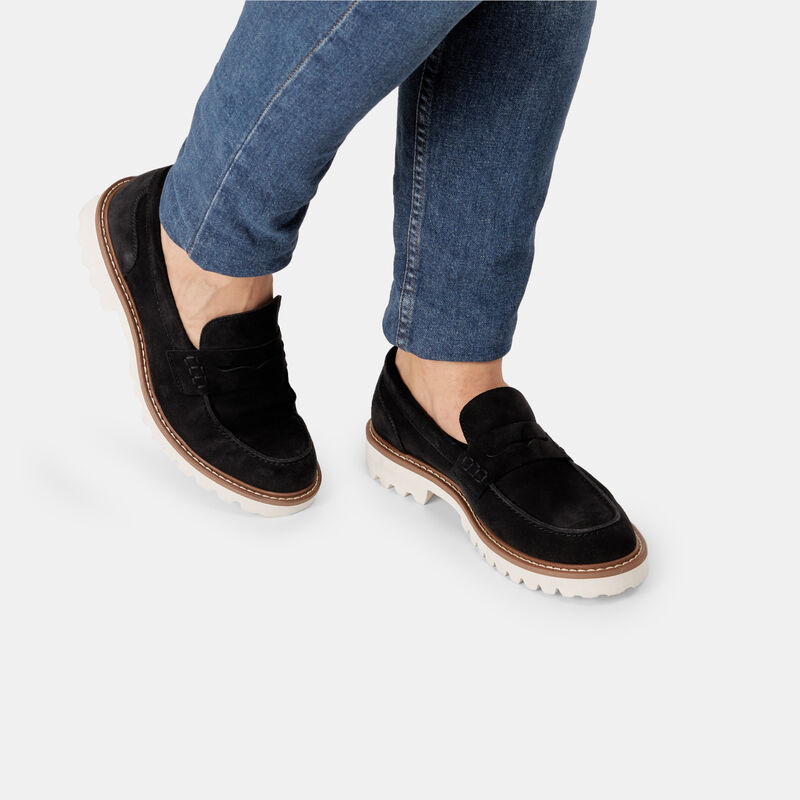 Bata Red Label herenloafers van suède
