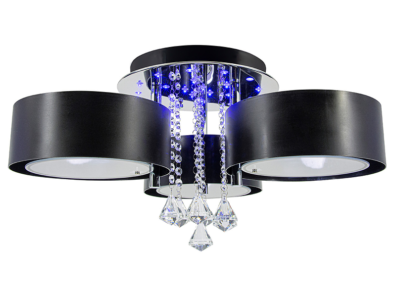 Lampa sufitowa Antila 3-punktowa metalowa czarna