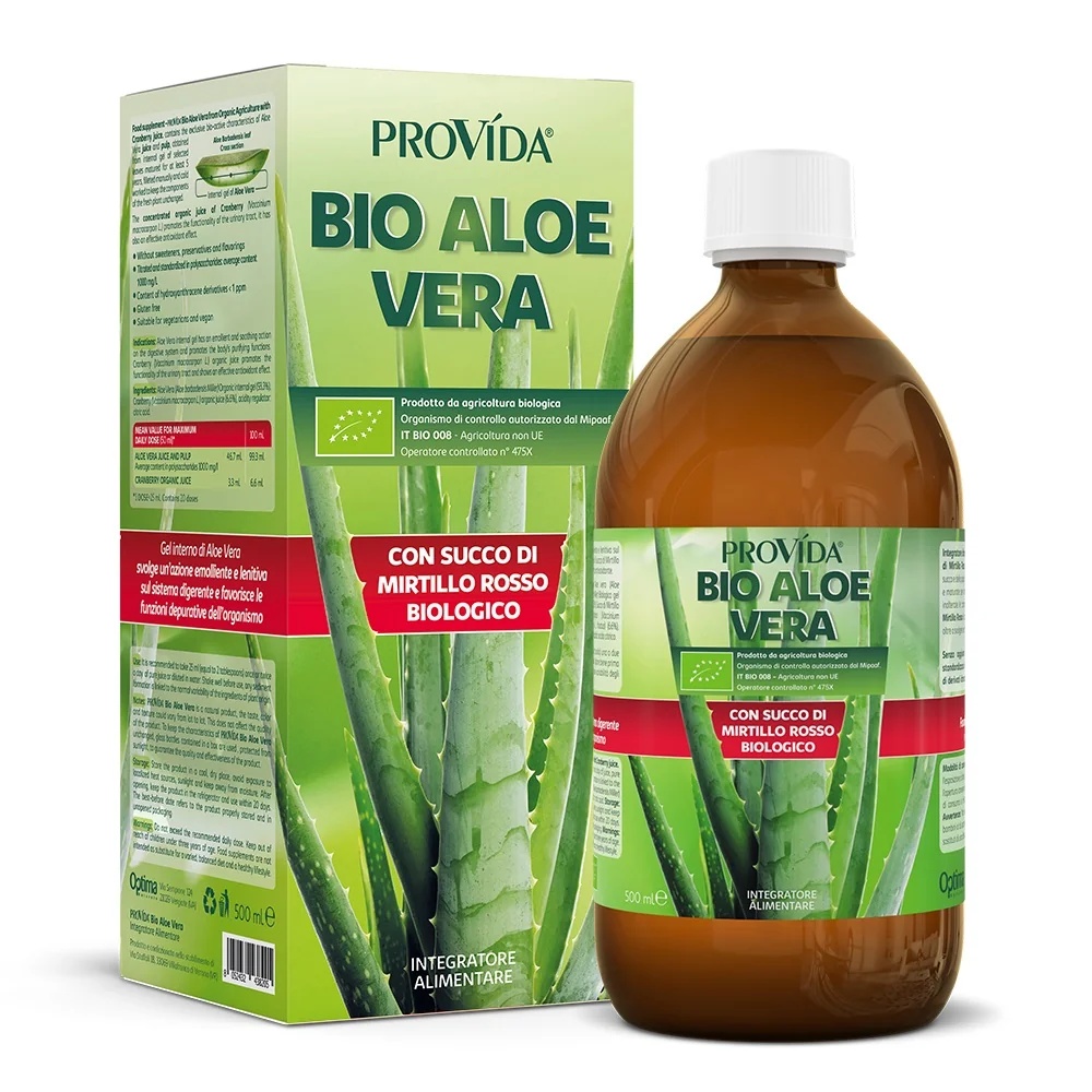 OPTIMA Provida Bio Aloë Vera met cranberrysap 500 ml BIO