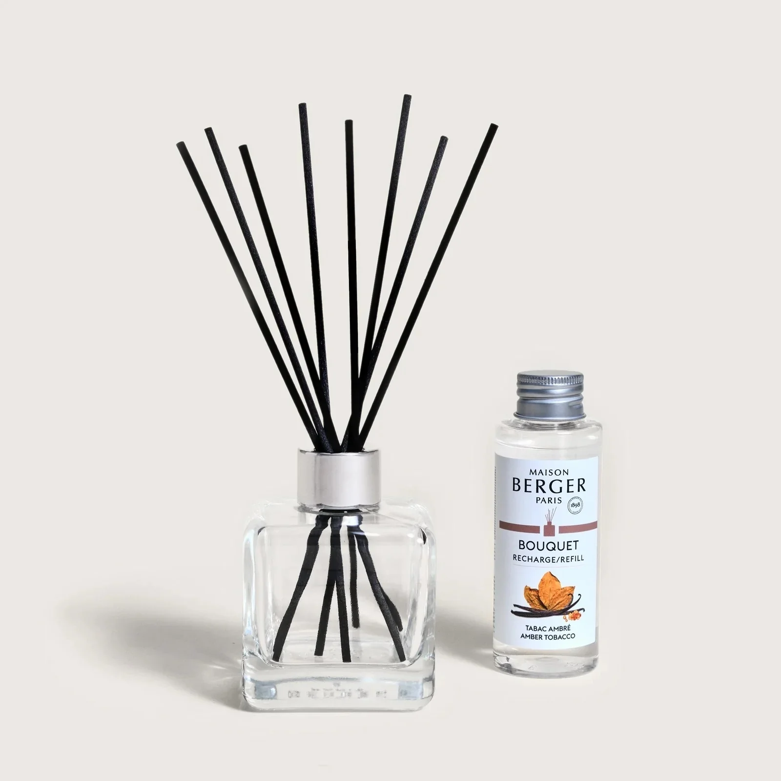 Bouquet Parfumé Bouquet Cube - Tabac Ambré - Diffusore di Profumo, Profumo per Diffusore