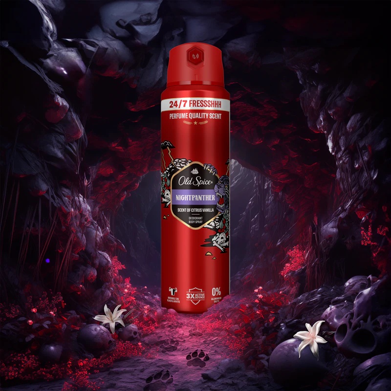 Moški deodorant in sprej za telo Old Spice Nightpanther