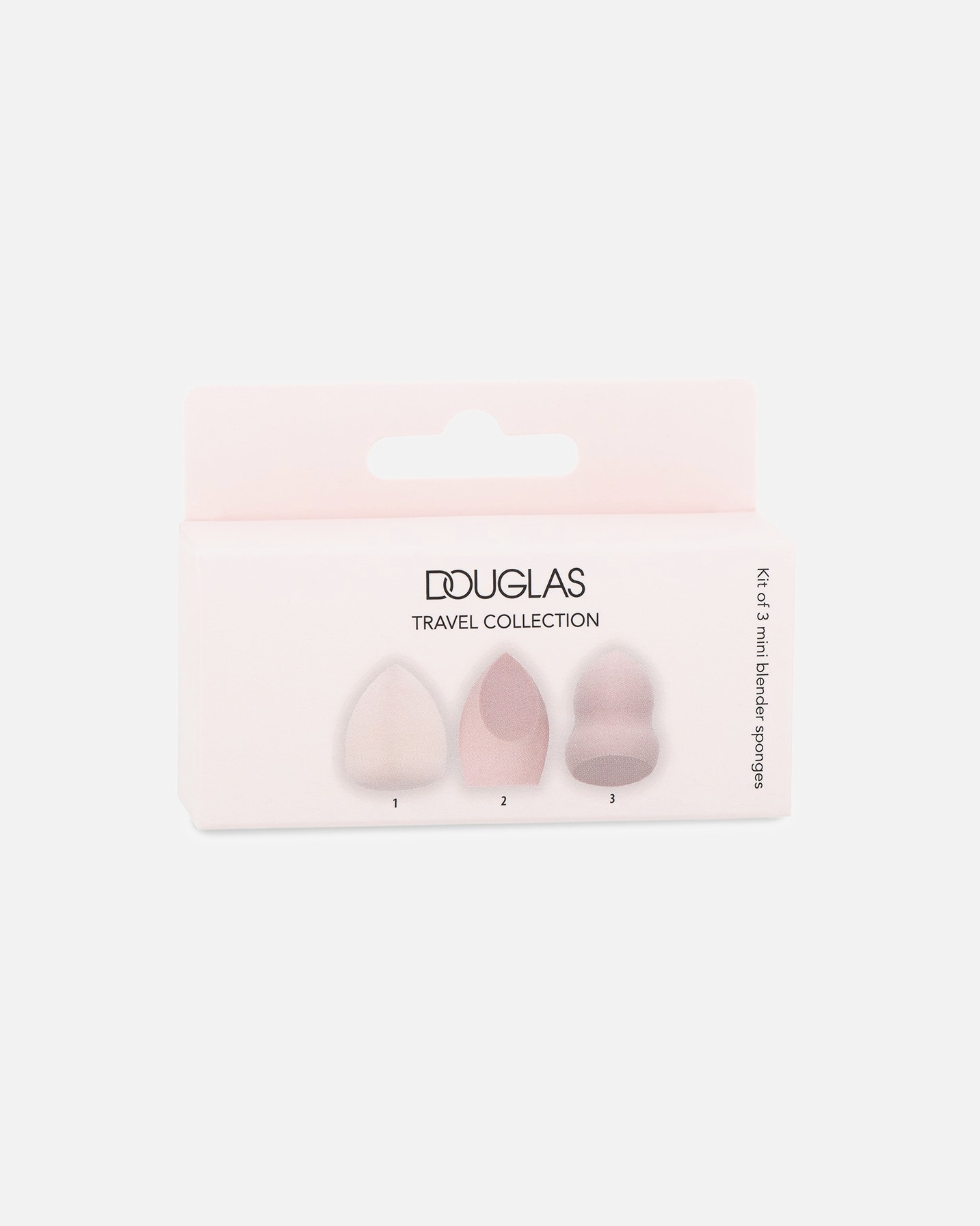 „Douglas Collection“ makiažo kempinėlių priedų rinkinys su 3 mini maišytuvo kempinėlėmis – 1 vnt.