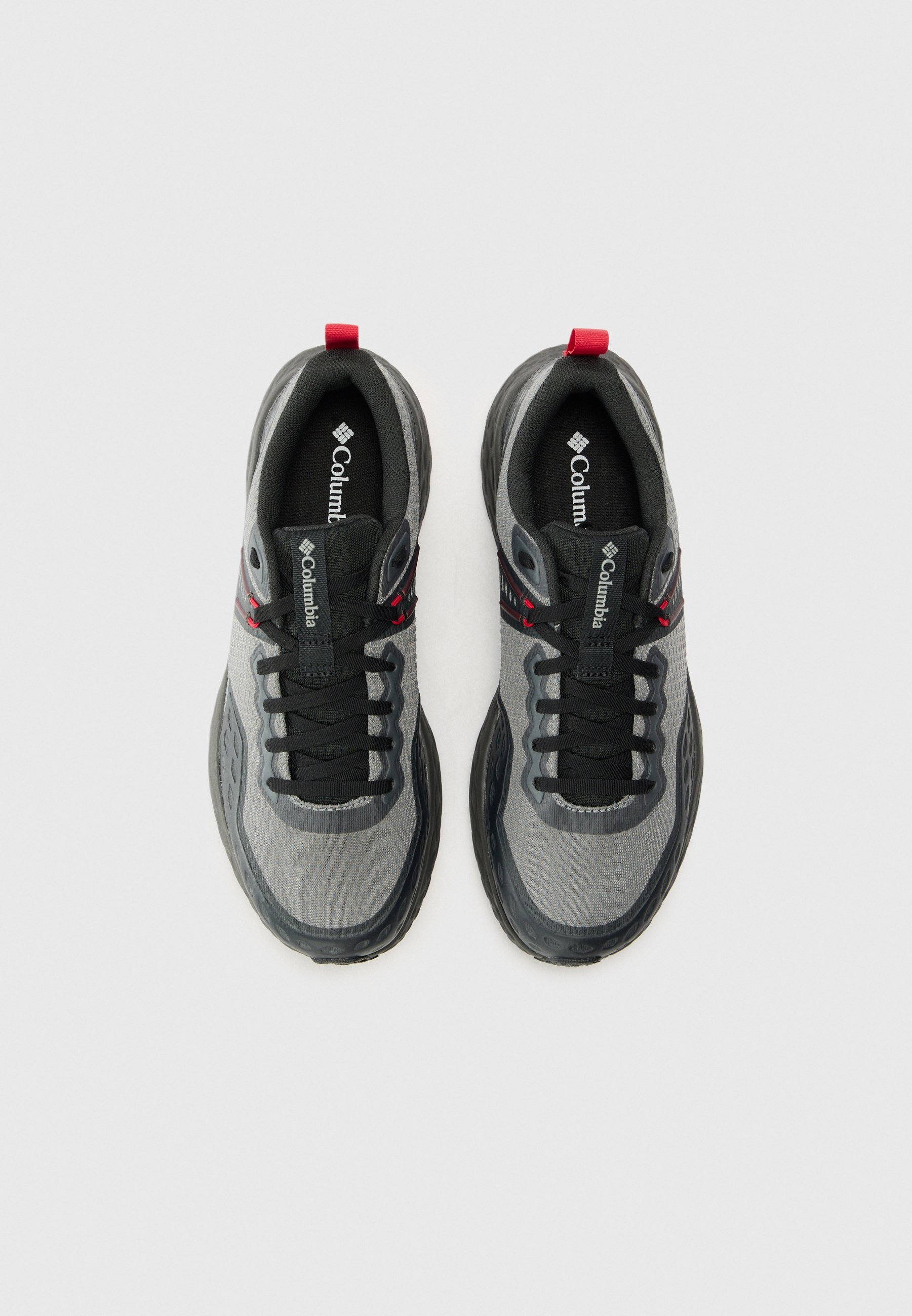 Columbia KONOS - Chaussures de randonnée - gris acier/rouge montagne